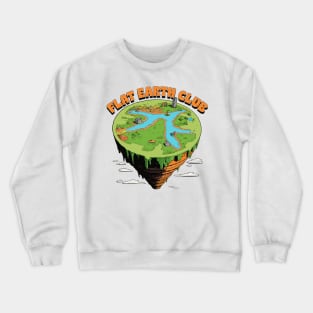 Flat Earth Club Crewneck Sweatshirt